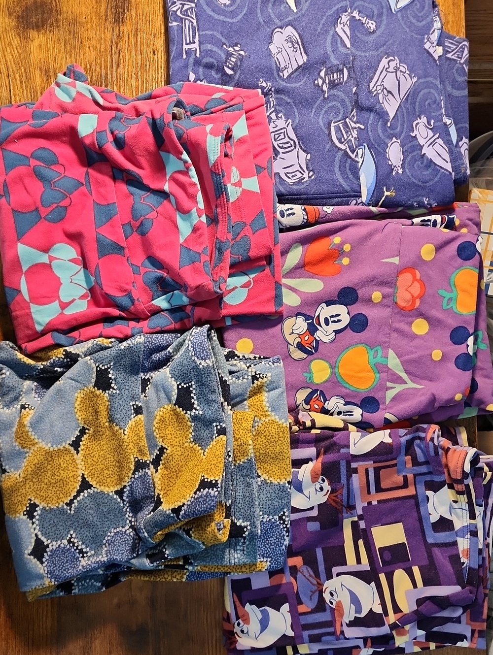 RARE LuLaRoe x Disney Collection 5-Pair Unicorn Leggings OS Grail Lot